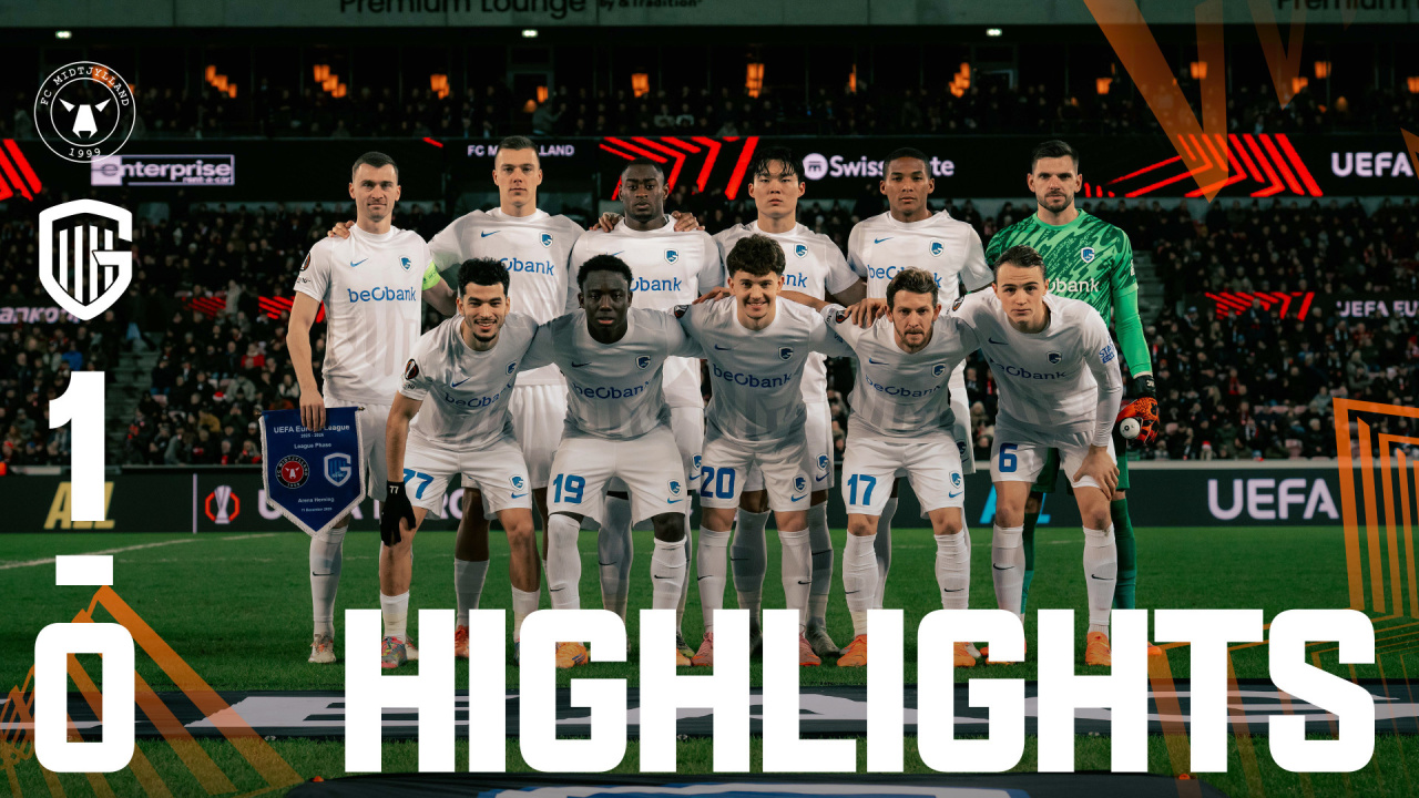 FC Midtjylland-KRC Genk: 1-0