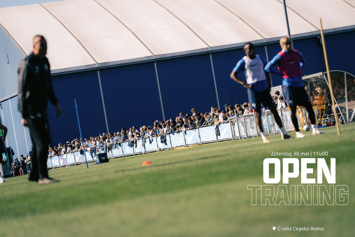 Zaterdag open training voor alle Genkies
