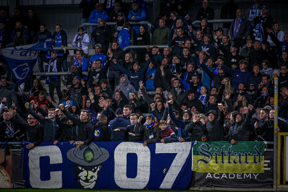 Supporters op post in Eupen!