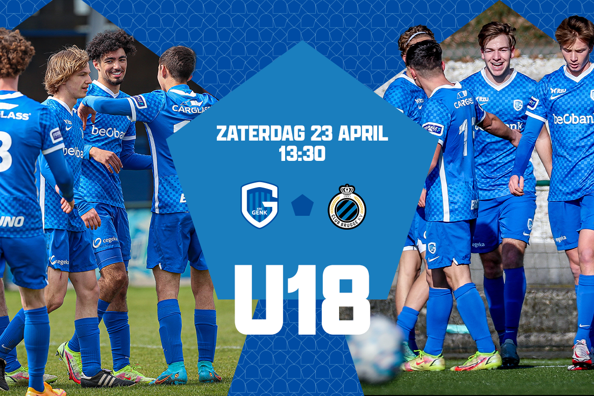U18 zaterdag kampioen tegen Club Brugge?