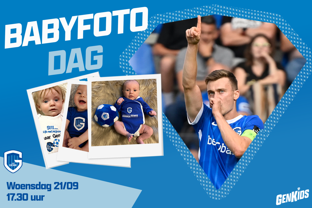 Onze eerste KRC Genk-babyfotodag