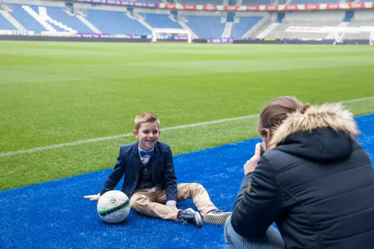 Kom je communie -of lentefeestfoto’s nemen in ons stadion
