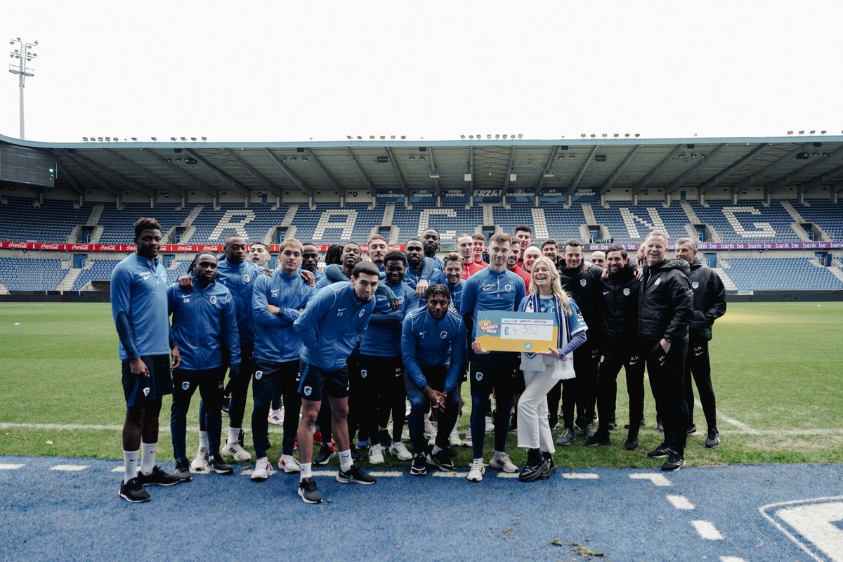 De Warmste Supporters: 4.352 euro t.v.v. het goede doel