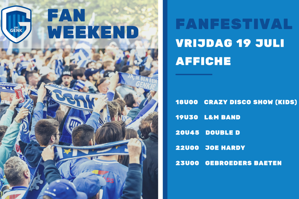 L&M Band, Double D en Joe Hardy op gratis Fan Festival vrijdag 19 juli!