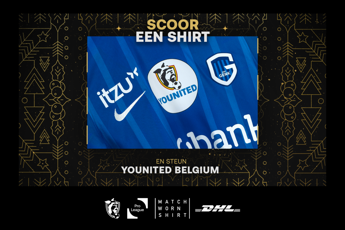 Pro League, clubs & supporters steunen Younited Belgium