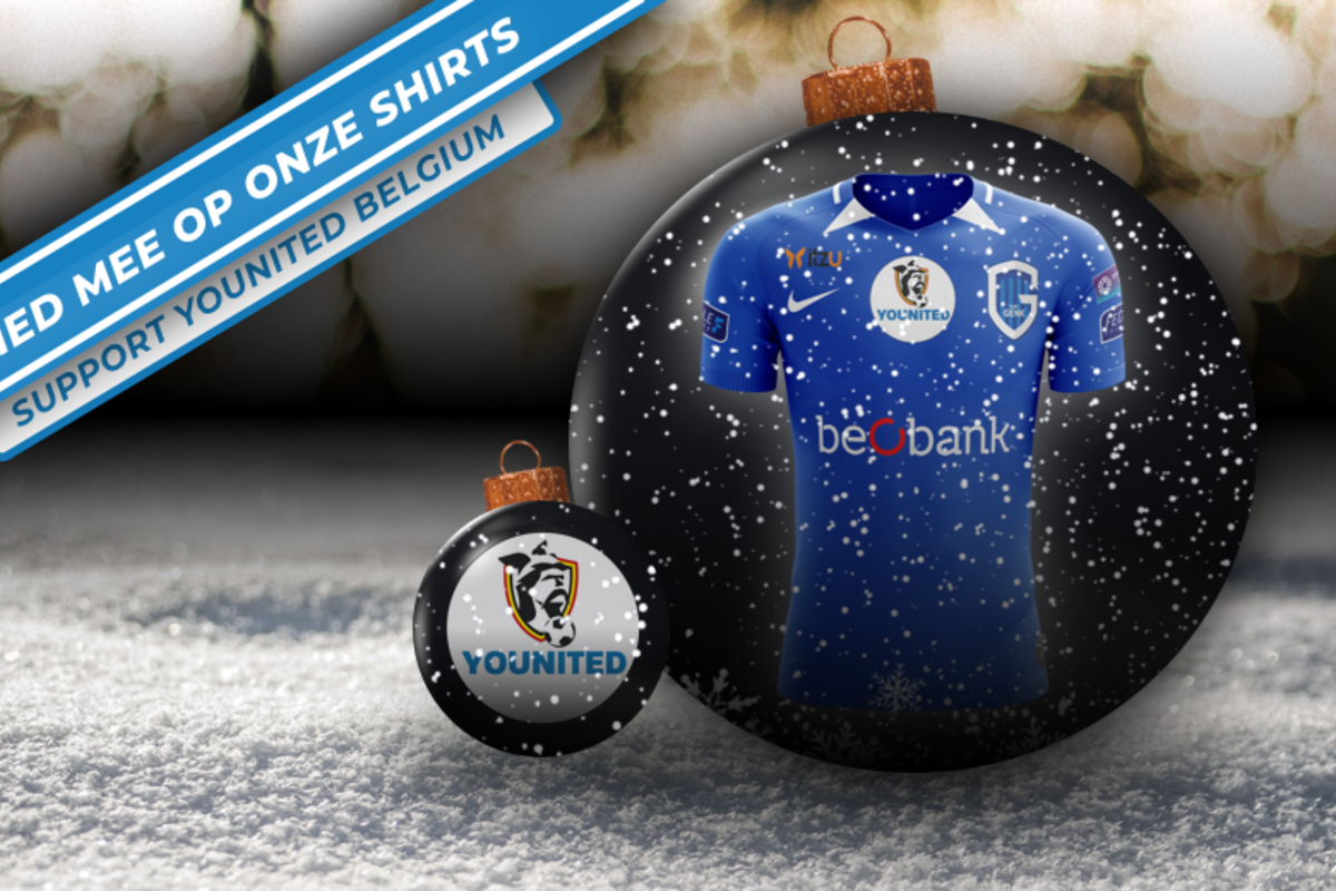 Speciale 'Younited Belgium' wedstrijdshirts onder de hamer