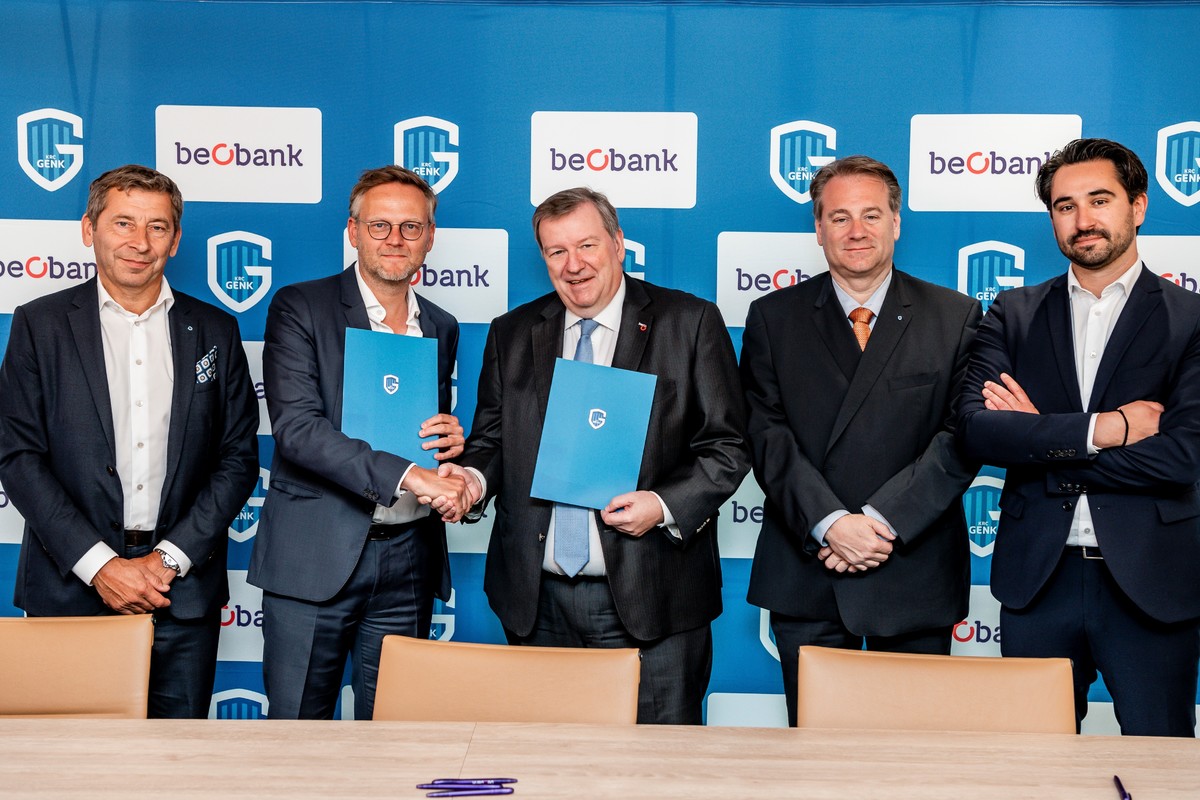 Beobank verlengt opnieuw hoofdpartnership KRC Genk en viert straks 10-jarig jubileum