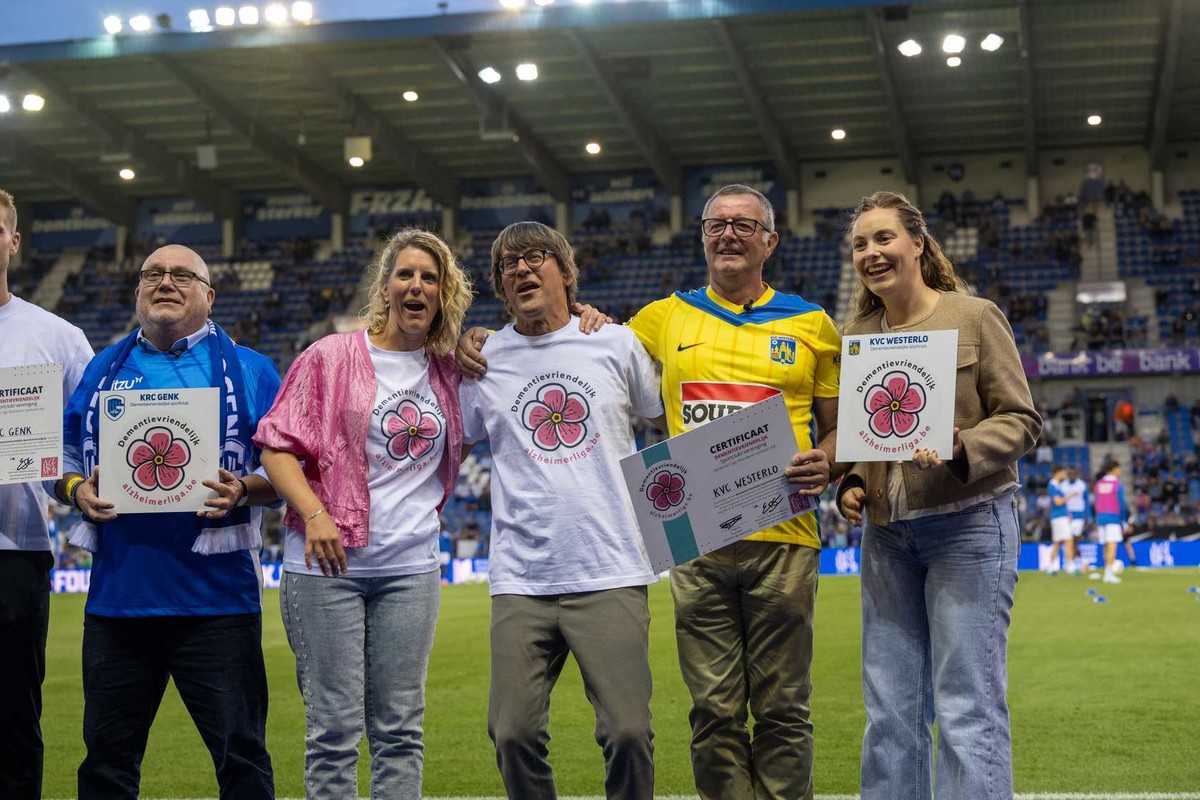 KRC Genk en KVC Westerlo eerste Belgische voetbalclubs met dementievriendelijk stadion