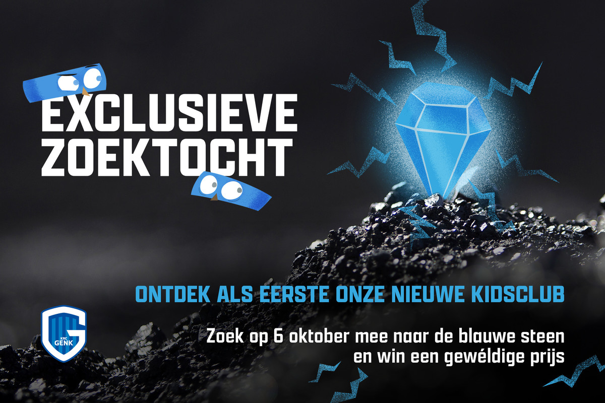 Zoek de blauwe steen en lanceer onze nieuwe kidsclub
