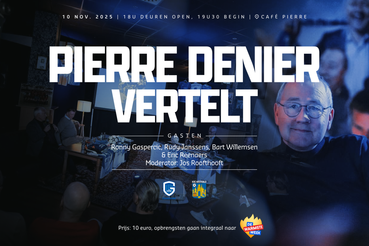 Pierre Denier Vertelt: Genk – Westerlo
