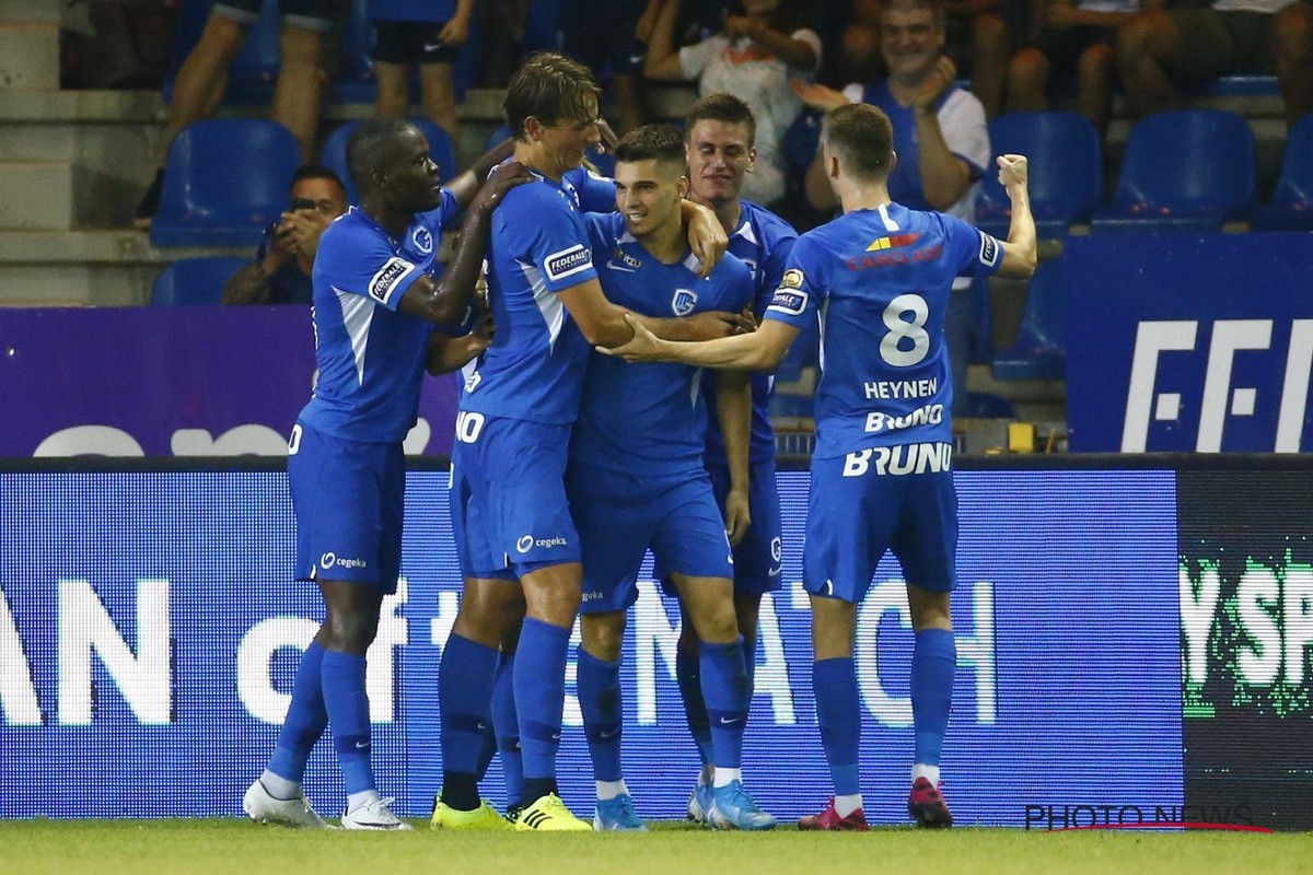 De eerste winst is een feit : 2 - 1 tegen KV Kortrijk.