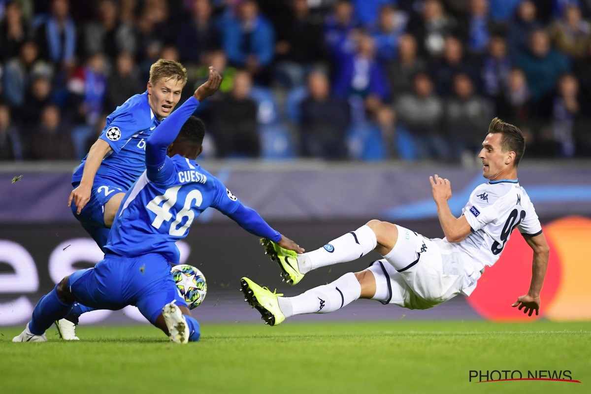 KRC Genk 0 - 0 SSC Napoli, the first Champions League point is ours.