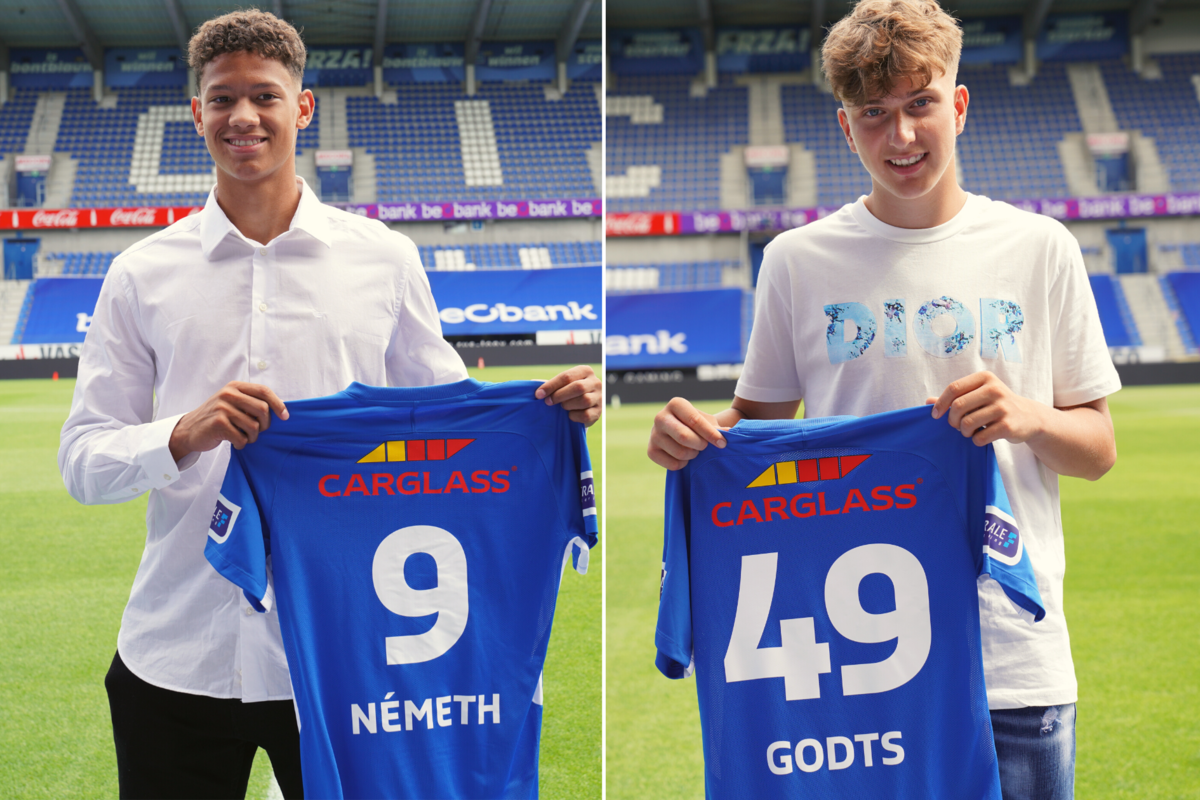 Driejaarscontract voor toptalenten Németh (17) en Godts (15)