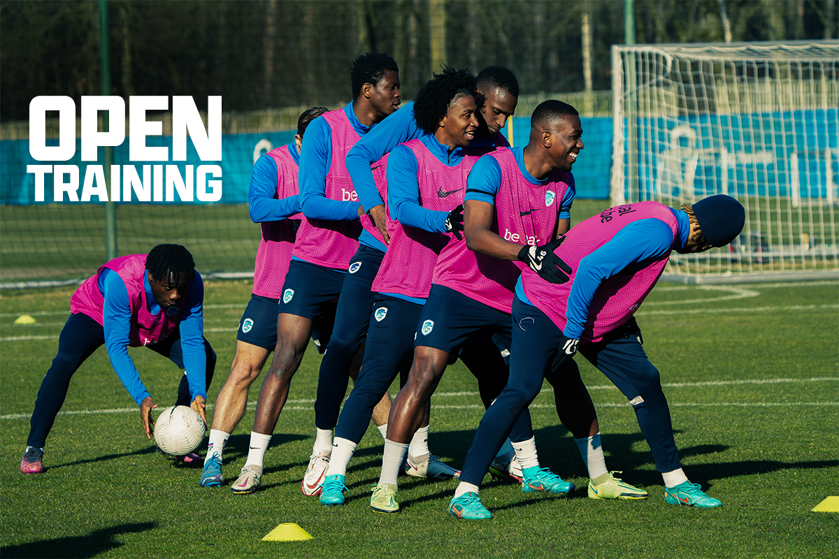 Open training voor de derby