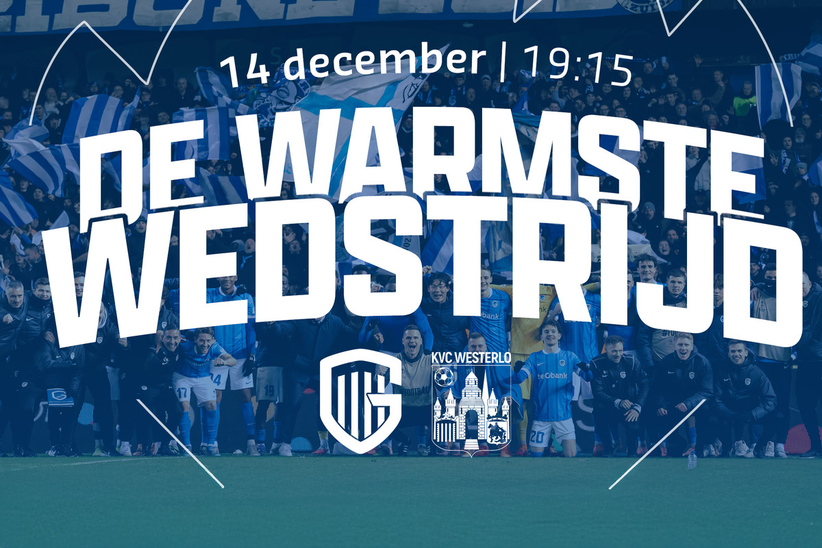 Kom zondag op tijd naar De Warmste Wedstrijd
