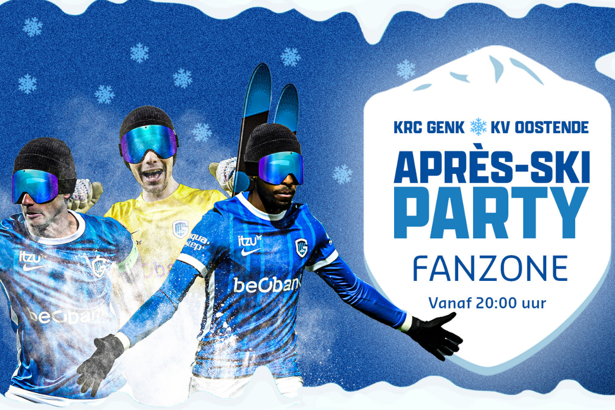 De blauwe piste richting Play-Off 1
