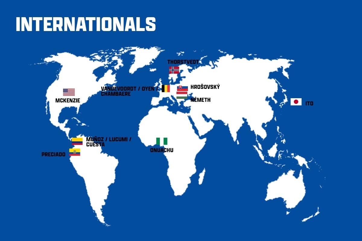 KRC Genk stuurt 13 internationals de wereld rond