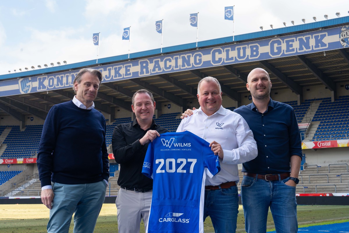 Wilms voortaan trotse shirtsponsor KRC Genk