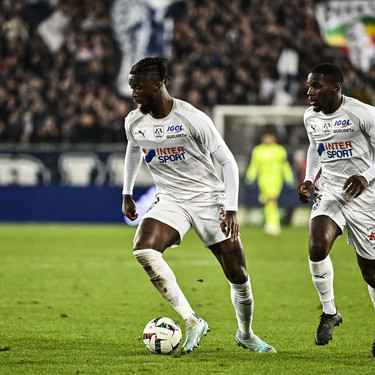Emmanuel Arokodare (asc) FOOTBALL : Bordeaux vs Amiens - 19eme Journee de L2 BKT - Bordeaux - 13/01/2023 ThierryBreton/P