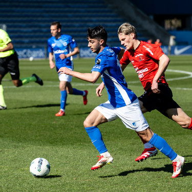 Voetbal: KRC Genk - Helmond - Luca Oyen