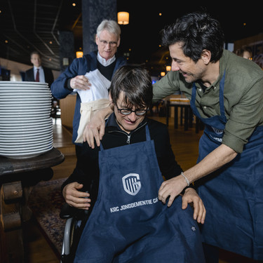 Jong dementie Café bij KRC Genk