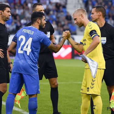 KRC Genk v Brondby IF - UEFA Europa League Play-Offs 1st Leg