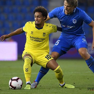 KRC Genk v Brondby IF - UEFA Europa League Play-Offs 1st Leg