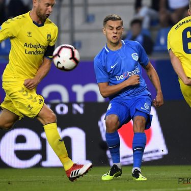KRC Genk v Brondby IF - UEFA Europa League Play-Offs 1st Leg