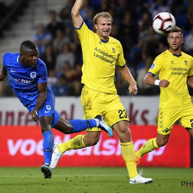 KRC Genk v Brondby IF - UEFA Europa League Play-Offs 1st Leg