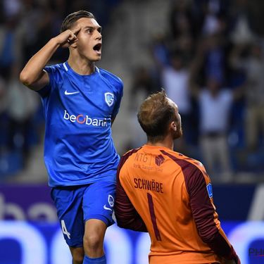 KRC Genk v Brondby IF - UEFA Europa League Play-Offs 1st Leg