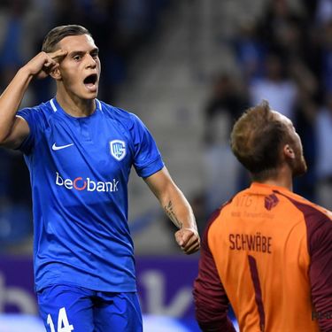KRC Genk v Brondby IF - UEFA Europa League Play-Offs 1st Leg