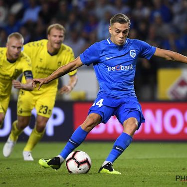 KRC Genk v Brondby IF - UEFA Europa League Play-Offs 1st Leg