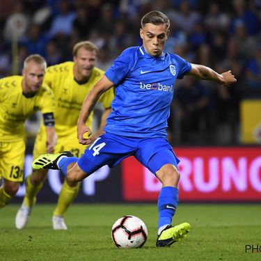 KRC Genk v Brondby IF - UEFA Europa League Play-Offs 1st Leg
