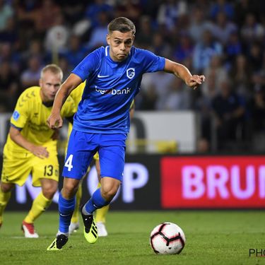 KRC Genk v Brondby IF - UEFA Europa League Play-Offs 1st Leg