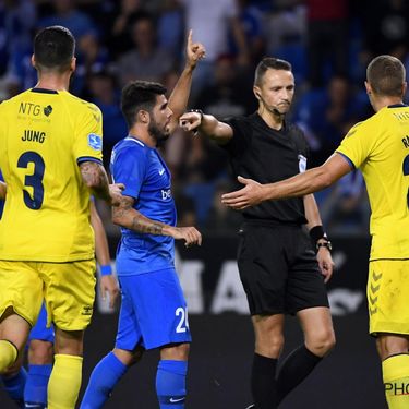 KRC Genk v Brondby IF - UEFA Europa League Play-Offs 1st Leg