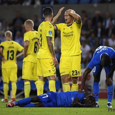 KRC Genk v Brondby IF - UEFA Europa League Play-Offs 1st Leg