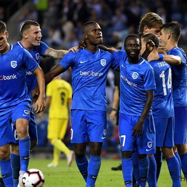 KRC Genk v Brondby IF - UEFA Europa League Play-Offs 1st Leg