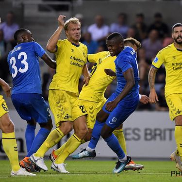 KRC Genk v Brondby IF - UEFA Europa League Play-Offs 1st Leg