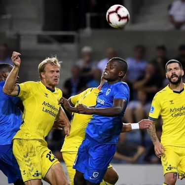 KRC Genk v Brondby IF - UEFA Europa League Play-Offs 1st Leg