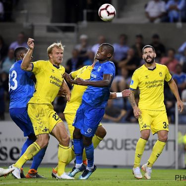 KRC Genk v Brondby IF - UEFA Europa League Play-Offs 1st Leg