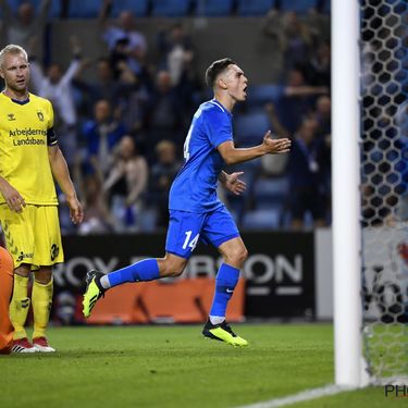 KRC Genk v Brondby IF - UEFA Europa League Play-Offs 1st Leg