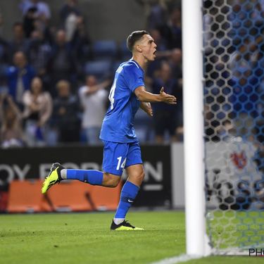 KRC Genk v Brondby IF - UEFA Europa League Play-Offs 1st Leg