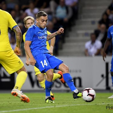 KRC Genk v Brondby IF - UEFA Europa League Play-Offs 1st Leg