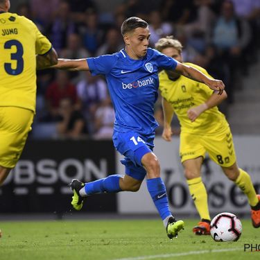 KRC Genk v Brondby IF - UEFA Europa League Play-Offs 1st Leg