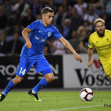 KRC Genk v Brondby IF - UEFA Europa League Play-Offs 1st Leg