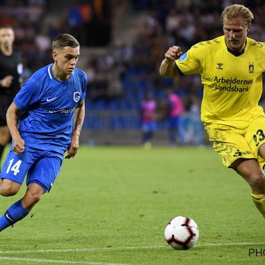 KRC Genk v Brondby IF - UEFA Europa League Play-Offs 1st Leg