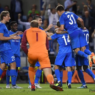 KRC Genk v Brondby IF - UEFA Europa League Play-Offs 1st Leg
