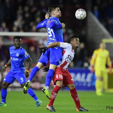 Royal Excel Mouscron v KRC Genk : Jupiler Pro League