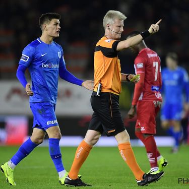 Royal Excel Mouscron v KRC Genk : Jupiler Pro League