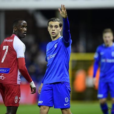 Royal Excel Mouscron v KRC Genk : Jupiler Pro League